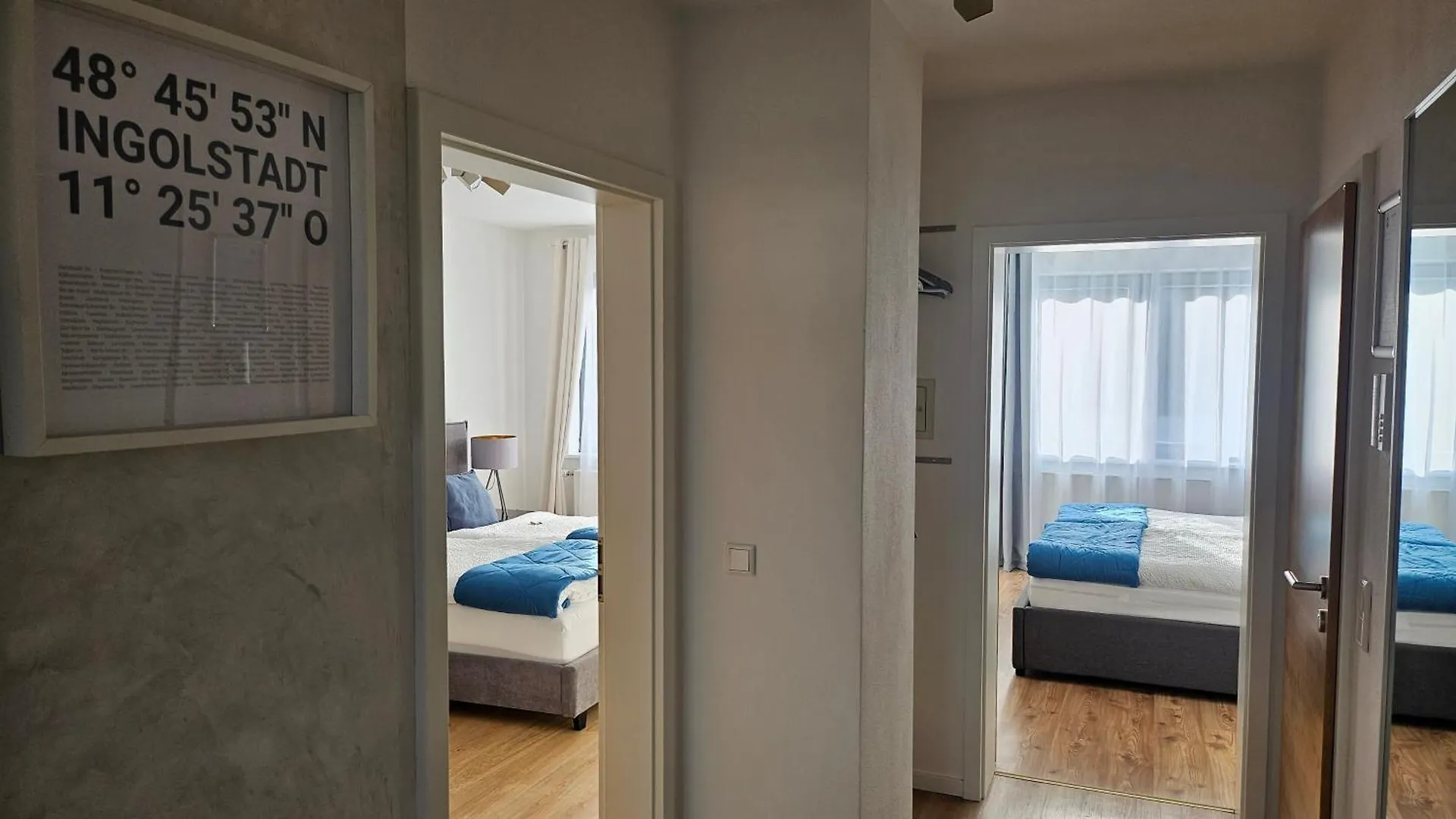 Apartment Casa 8070 Ingolstadt Donau Am Auwaldsee An Der A9 - Stilvolle Maisonette-Wohnung 91Qm 4 Zimmer Ideal Fuer Gruppen Familien Geschaeftsreisende Fuer 1-9 Personen Inklusive Wlan Netflix Waiputv Kaffee Tee & Kostenloser Parkplatz Am Haus